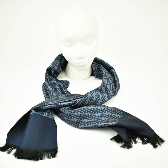 fendi foulard silk scarf